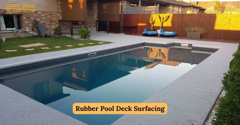 Safety in Style: The Rise of Rubber Pool Deck Surfacing