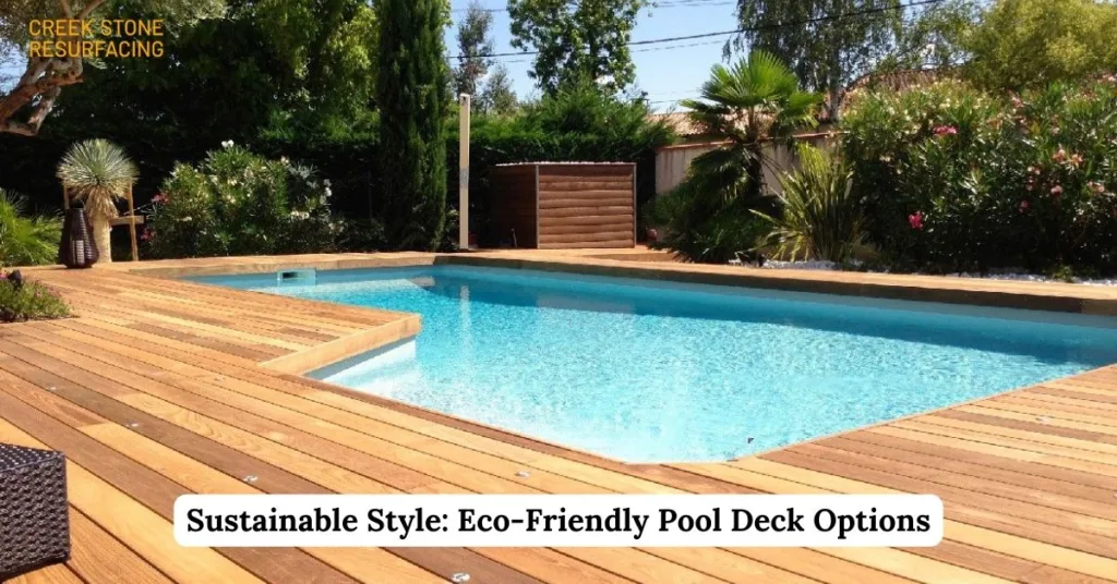 Sustainable Style: Eco-Friendly Pool Deck Options