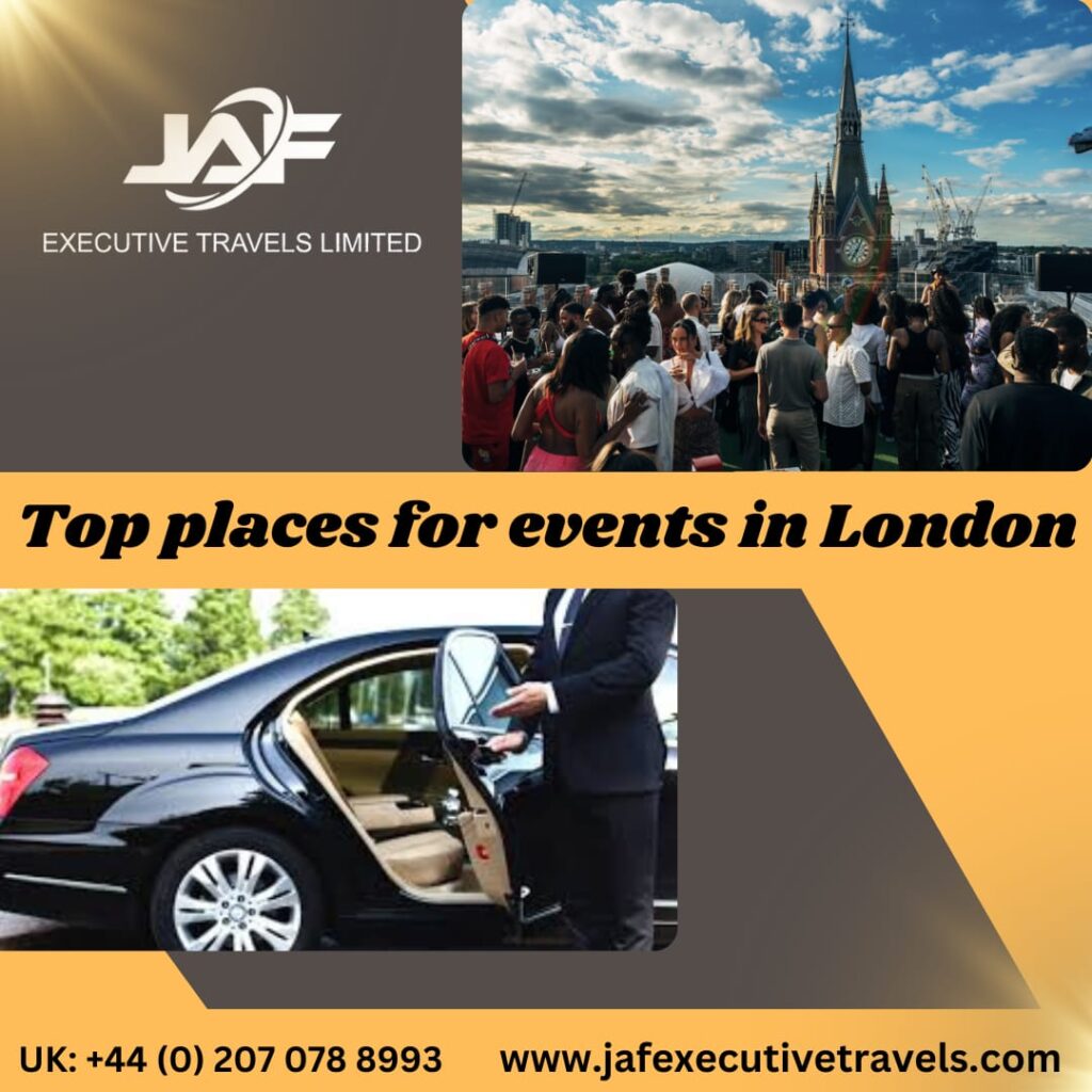 Top places for events in London
