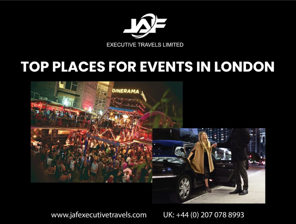 Top places for events in London
