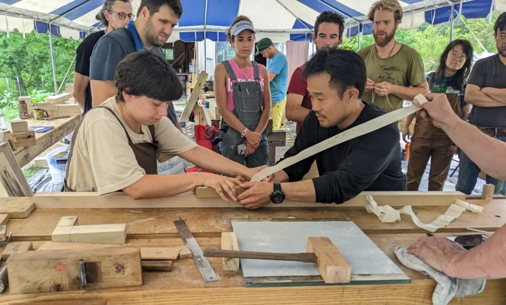 Traditional woodworking workshops in Japan