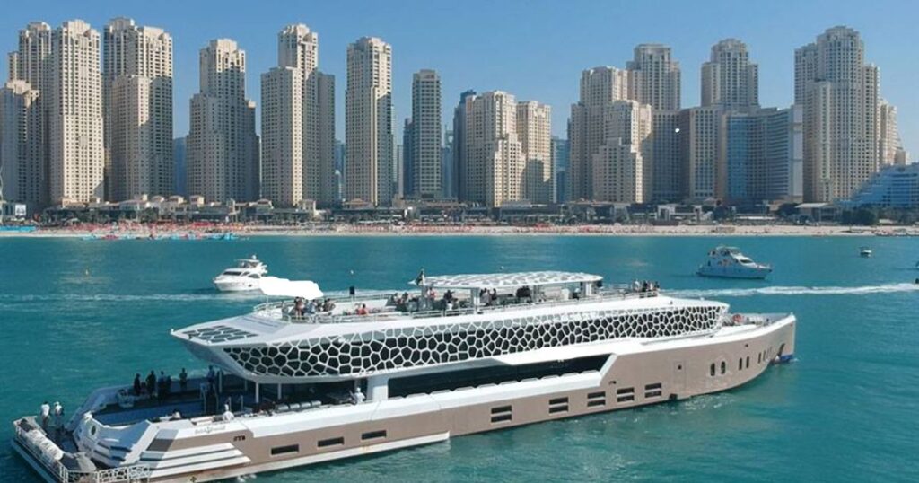Mega Yacht Dinner Cruise Dubai Marina