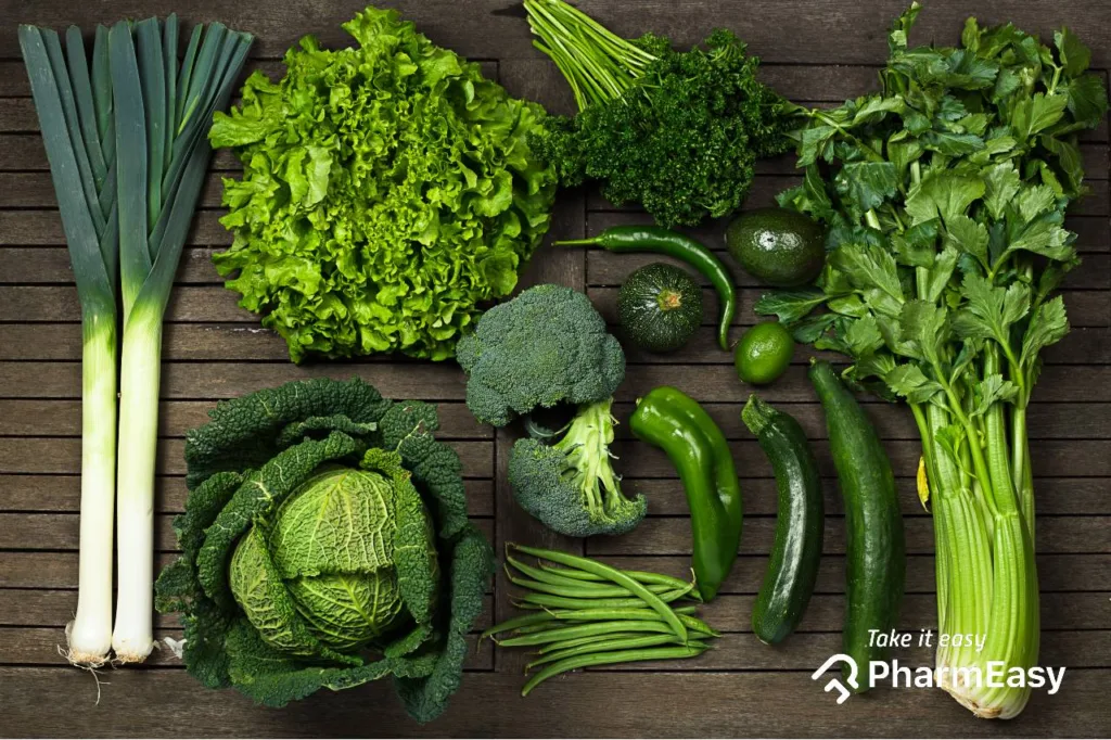 Healthiest verdant green vegetables
