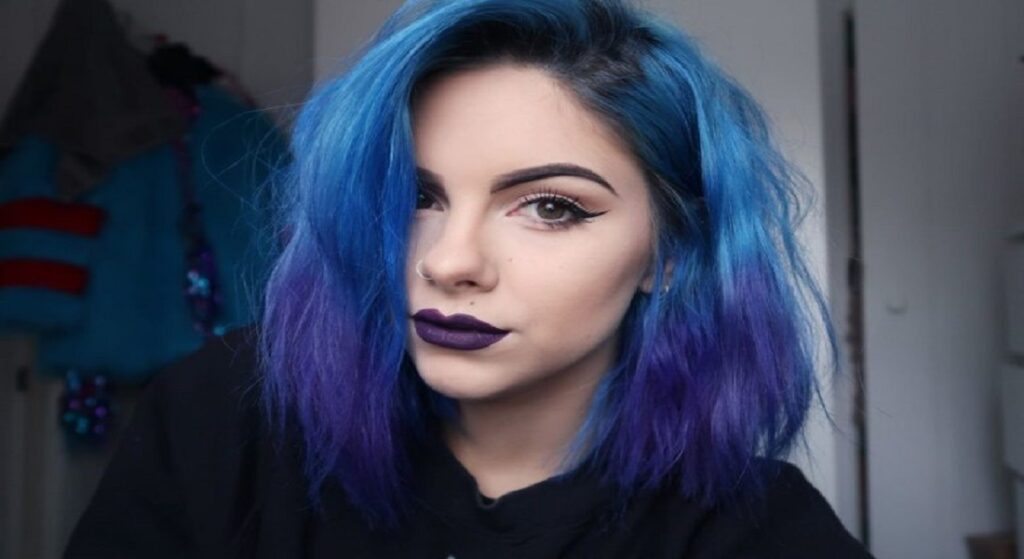 Midnight Blue Hair Dye