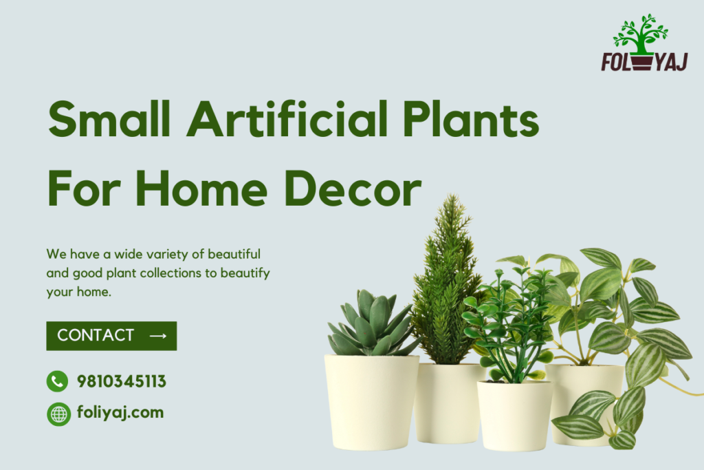 Small Artificial Plant For Home Decor
