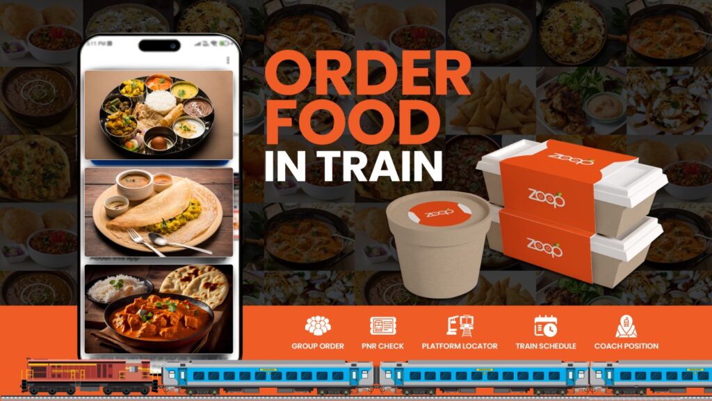 Order food in train