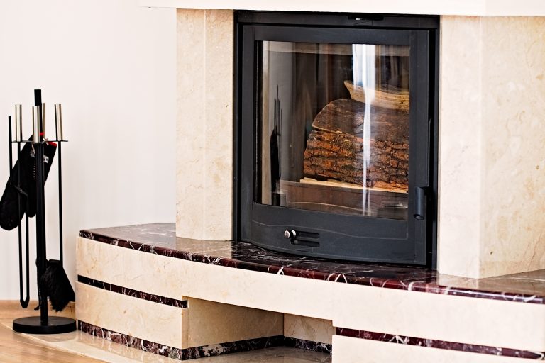 glass doors for fireplace