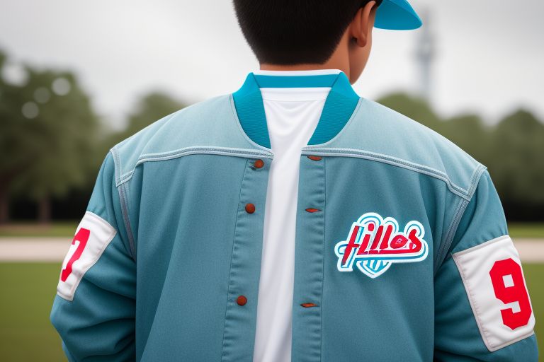 Classic Cool: Rocking the Houston Oilers Varsity Jacket