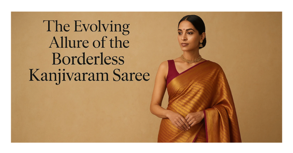 The Evolving Allure of the Borderless Kanjivaram Saree