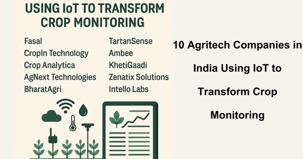 10 Agritech Companies in India Using IoT to Transform Crop Monitoring