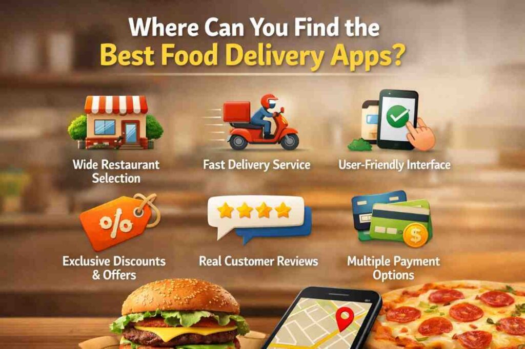 Where Can You Find the Best Food Delivery Apps?