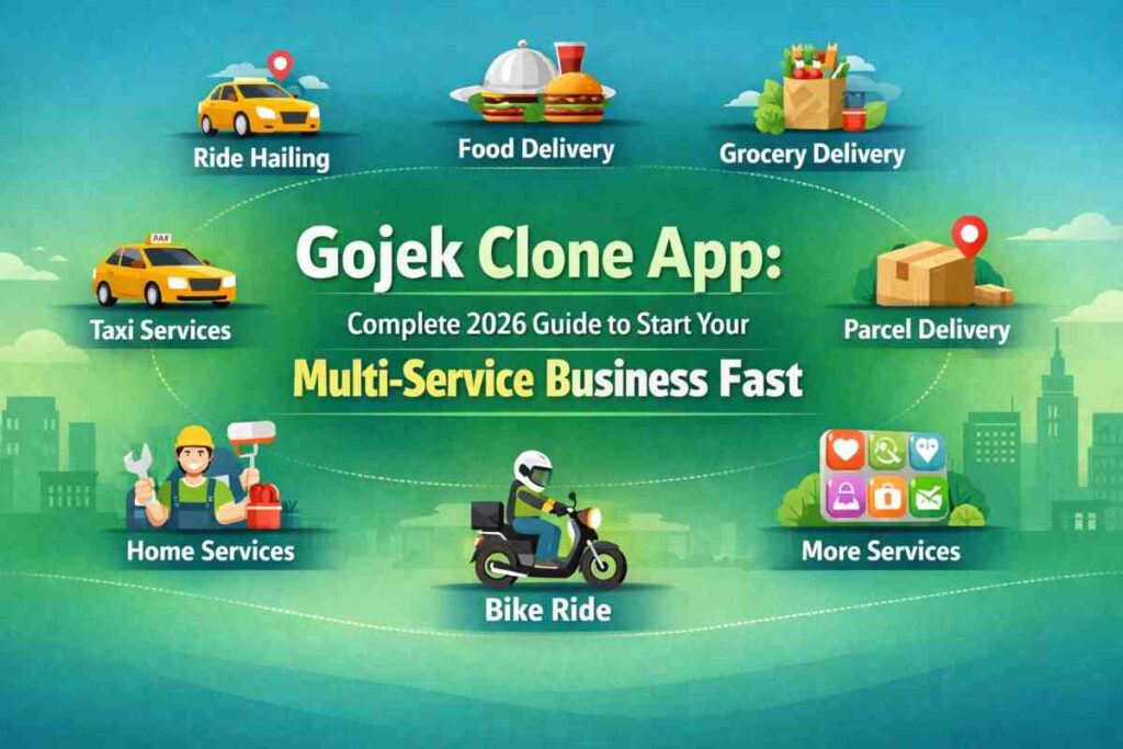 Gojek Clone App: Complete 2026 Guide to Start Your Multi-Service Business Fast