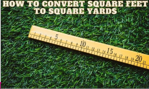 square feet to square yard