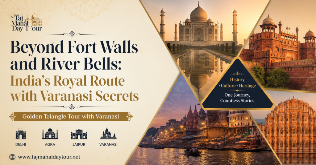 Beyond Fort Walls and River Bells: India’s Royal Route with Varanasi Secrets
