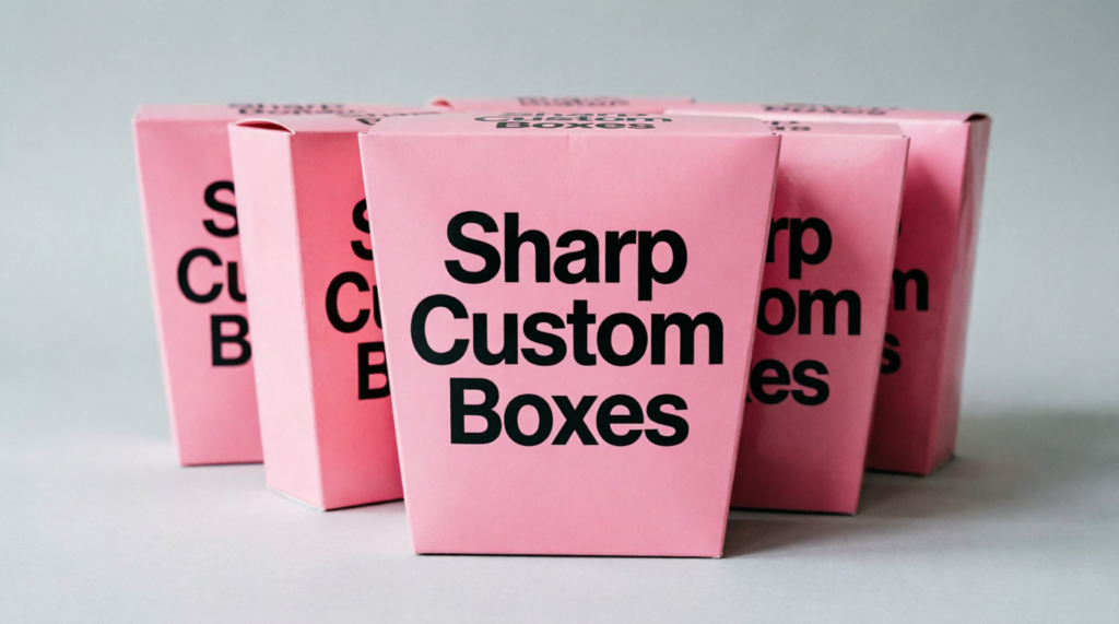 Pink Popcorn Boxes