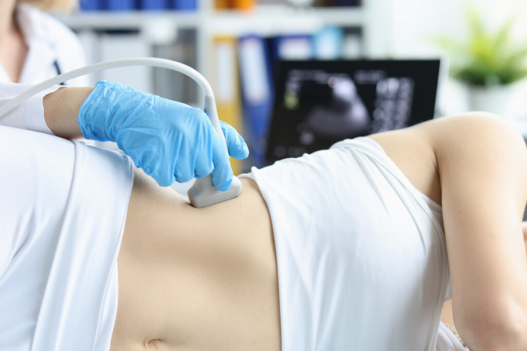 Fibroscan test