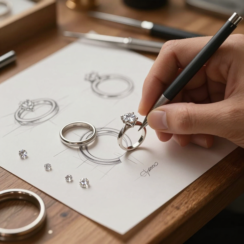custom jewelry design process