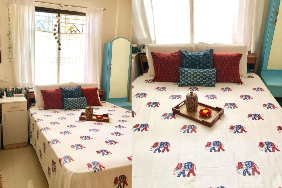 indigo bed sheets