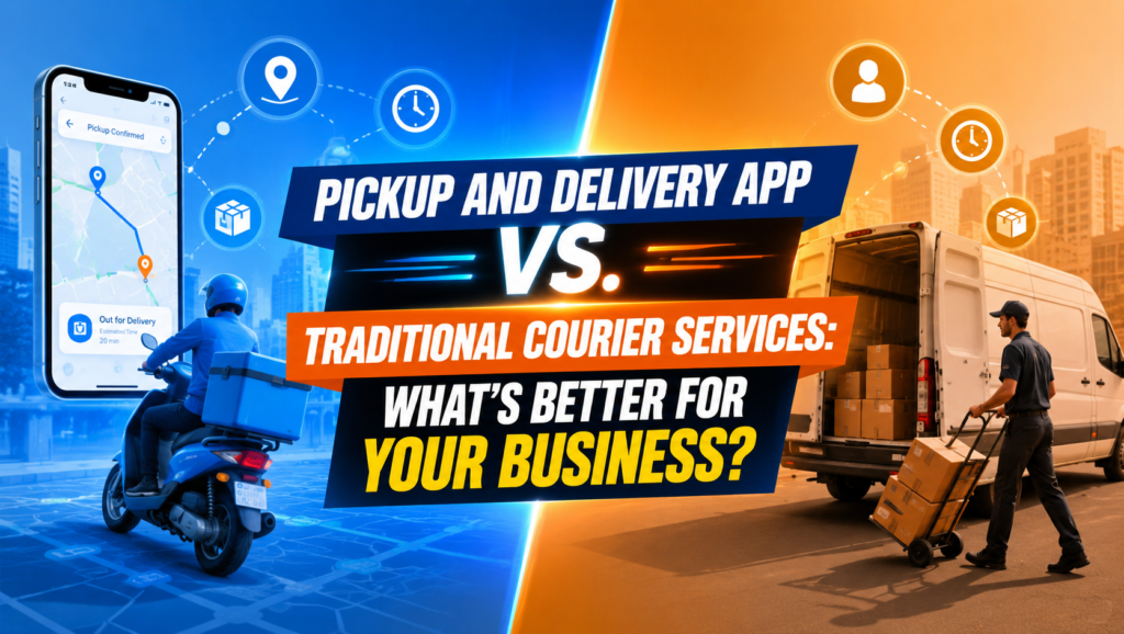 pickup and delivery app development services
