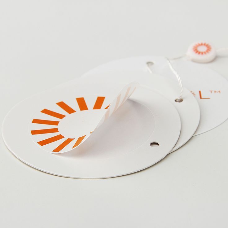 Custom hang tag stickers
