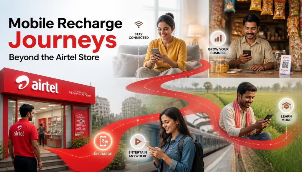 Mobile Recharge Journeys Beyond the Airtel Store
